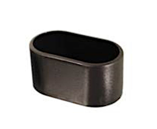 Ovaaliputken ulkotulppa musta