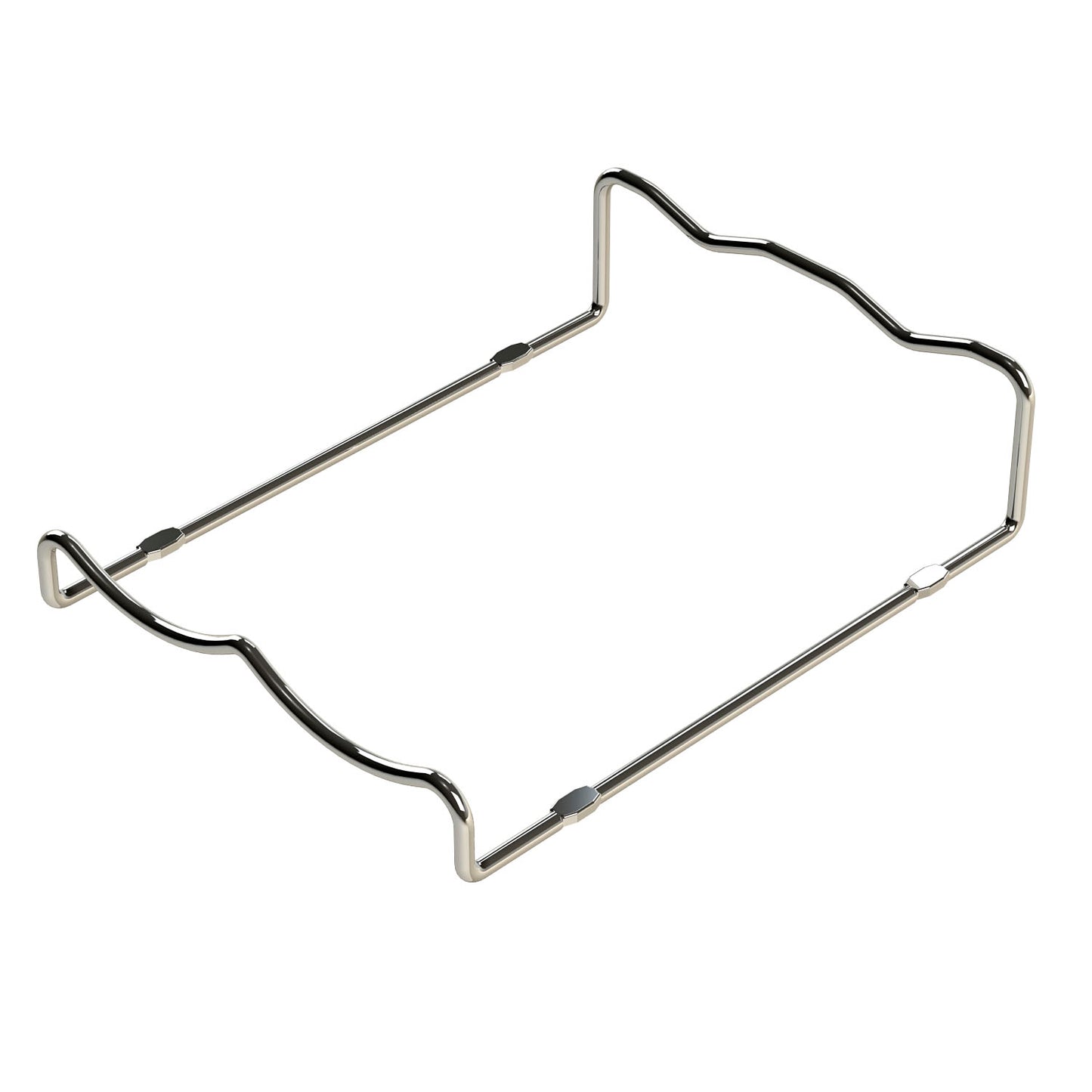 Viinipullohylly 165mm kromi