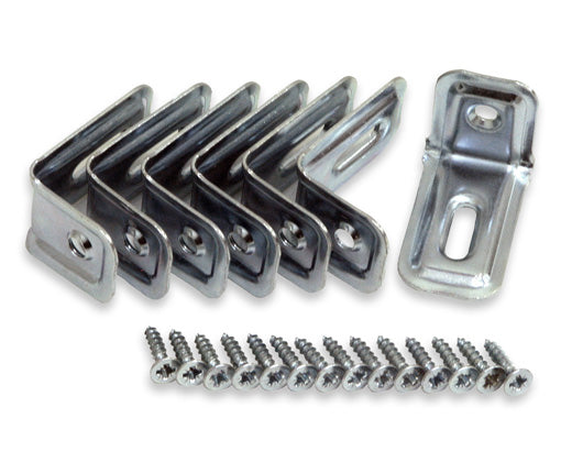 Kiinnityskulmapussi 7 kpl kulmarautaa/pussi