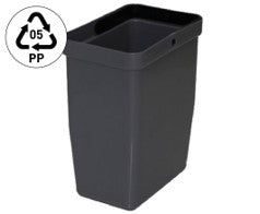 Jätesanko 8 L harmaa