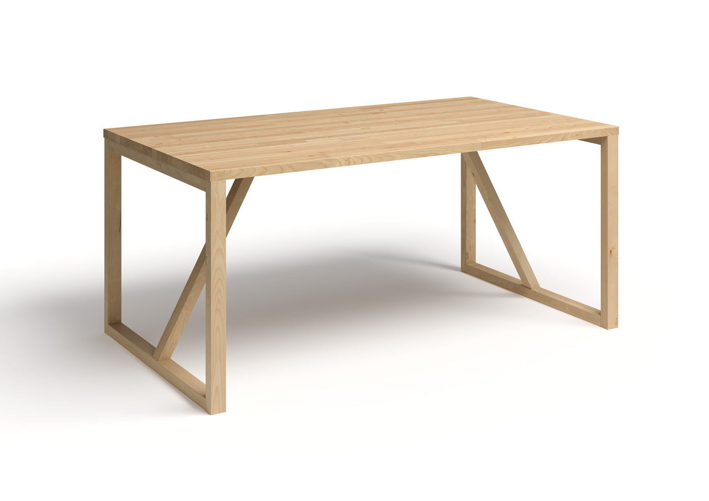 WoodX Pöytä öljytty koivu 900x1200 mm