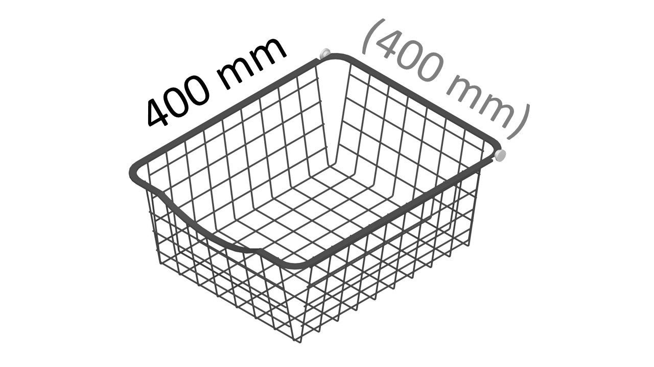 Kaappikori 400x400mm runkoon antrasiitin harmaa