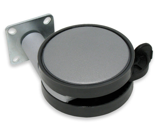 Jarrullinen kalustepyörä harmaa