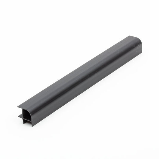 Sokkelin kulmalista 330mm musta