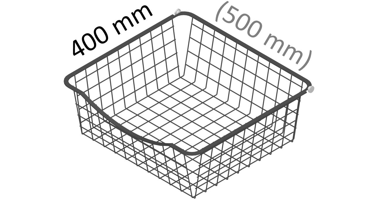 Kaappikori 500x400mm runkoon antrasiitin harmaa