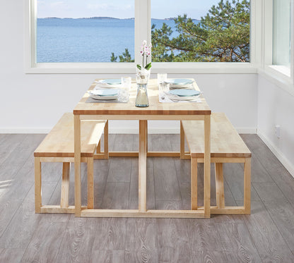 WoodX Pöytä öljytty koivu 900x1200 mm