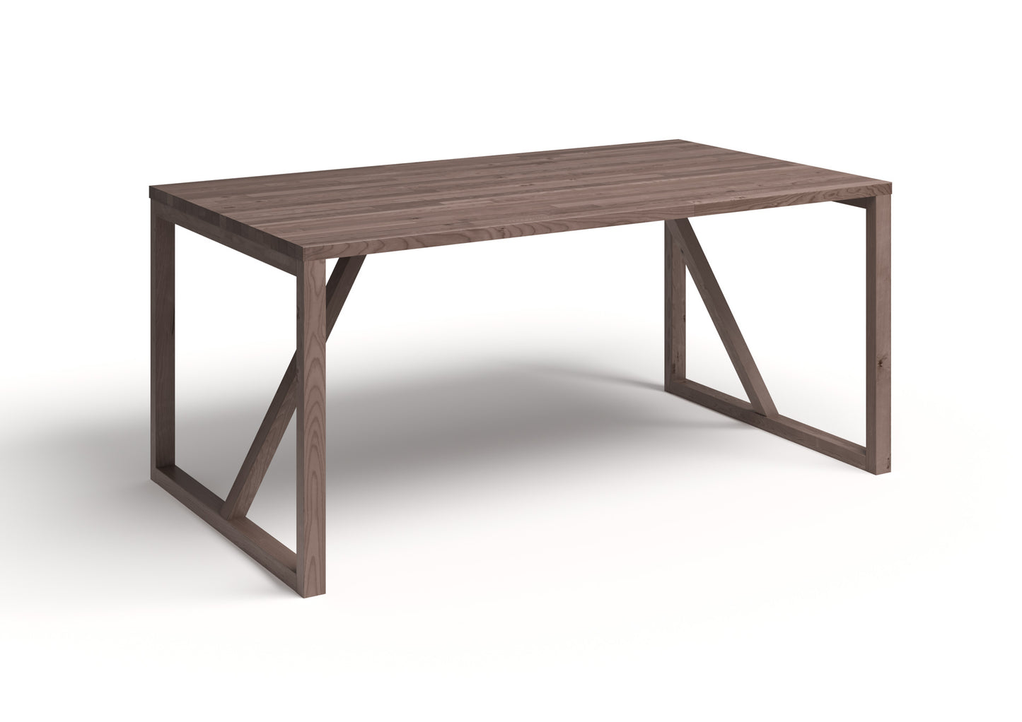 WoodX Pöytä tummanruskea öljytty koivu 900x2200 mm
