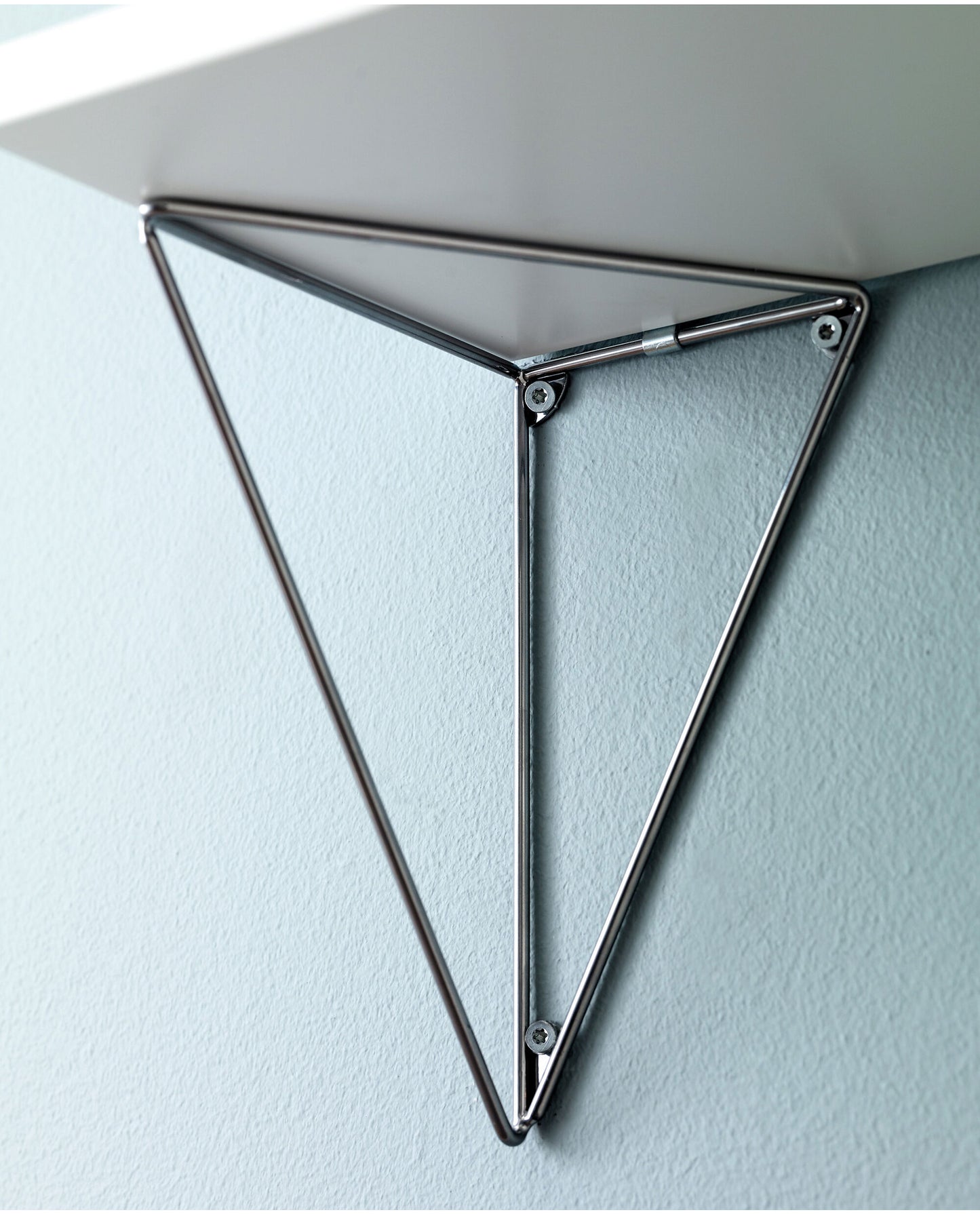 Pythagoras hyllynkannattimet, 2 kpl, kromi