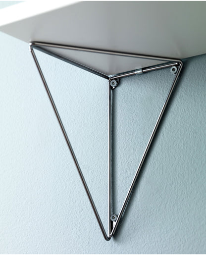 Pythagoras hyllynkannattimet, 2 kpl, kromi