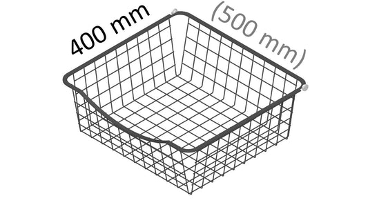 Kaappikori 500x400mm runkoon antrasiitin harmaa