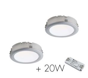 Upotettava LED LD8011-58X , 2 kpl