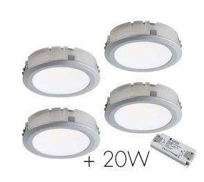 Upotettava LED LD8011-58X , 4 kpl